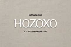Hozoxo - Modern Geometric Sans Serif Product Image 1