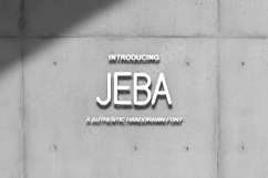 Jeba | Modern Minimalist Sans Serif Typeface Product Image 1