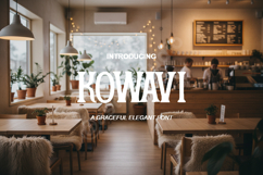 Kowavi | Modern &amp; Sophisticated Sans Serif Product Image 1