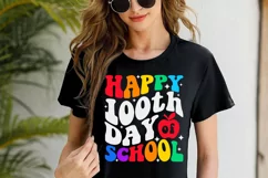 Happy 100th day of school SVG, 100 days of school SVG Product Image 2