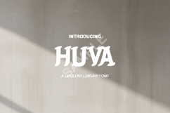 Huva - Modern Minimalist Sans Serif Typeface Product Image 1