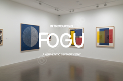 Fogu - Contemporary Minimalist Display Font Product Image 1