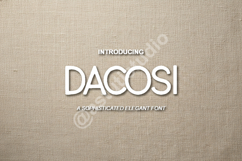 Dacosi - Modern Sophisticated Serif Font Product Image 1