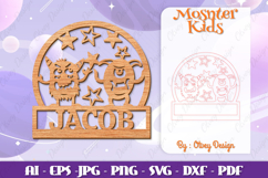 Monsters Kids Name Sign Lasercut BUNDLES Product Image 2