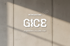 Gice - Modern Geometric Sans Serif Typeface Product Image 1