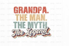Retro Grandpa PNG Sublimation Product Image 2