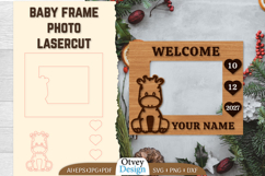Baby Newborn Photo Frame Lasercut BUNDLES Product Image 2