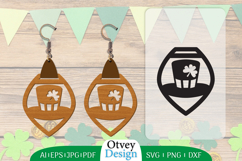 St Patrick&#039;s Day Earrings LaserCut File BUNDLE Product Image 2