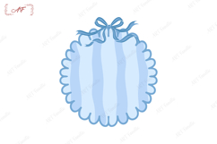 Winter Coquette Frame Clipart Bundle | Winter Sublimation Product Image 2