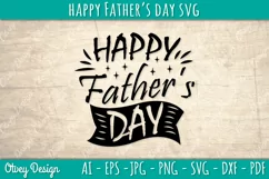 Happy Father's Day SVG | Happy Father's Day Cricut File Product Image 2