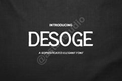 Desoge - Elegant Modern Sans Serif Product Image 1