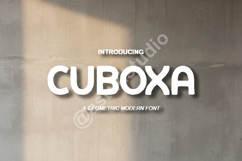Cuboxa - Elegant Modern Geometric Sans Serif Product Image 1