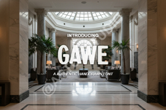 Gawe - Modern and Bold Display Typeface Product Image 1
