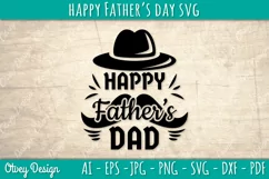 Happy Father's Day SVG | Happy Father's Day Cricut File Product Image 2