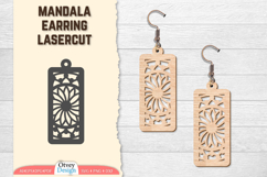 Mandala Earring Lasercut BUNDLES Product Image 2