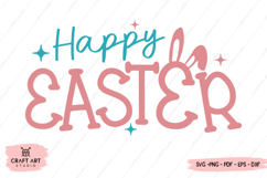 Happy Easter Quote T-Shirt Design | Easter Sublimation PNG Product Image 1