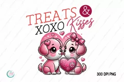 Valentine Dog Sublimation PNG, Dog T Shirt Designs Product Image 2