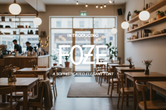 Foze - Modern Minimalist Display Typeface Product Image 1