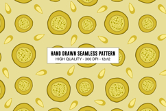Pickle Seamless Pattern | Cucumber Pattern | Digital Paper Product Image 1