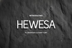 Hewesa - Elegant Modern Serif Font Product Image 1