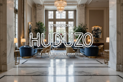 Huduzo - Modern Geometric Sans Serif Product Image 1