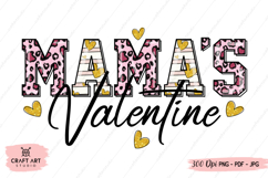 Mama's Valentine Sublimation, Valentine T Shirt Design PNG Product Image 1