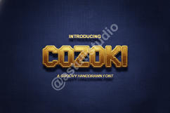 Cozoki - Modern Geometric Display Font Product Image 1