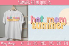 Summer Retro Quotes SVG| Retro Summer SVG Product Image 1