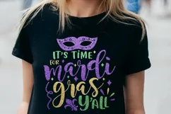 It's time for Mardi gras y'all svg, Mardi Gras SVG, Digital Product Image 2