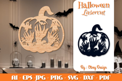 Halloween Pumpkins Lasercut File BUNDLES Product Image 5