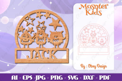 Monsters Kids Name Sign Lasercut BUNDLES Product Image 3