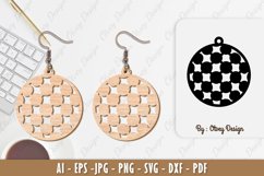 Ball Earring Lasercut Product Image 1