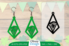 St Patrick&#039;s Day Earrings LaserCut File BUNDLE Product Image 9