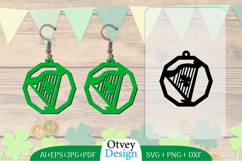 St Patrick&#039;s Day Earrings LaserCut File BUNDLE Product Image 11