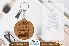 Happy Easter Keychain Lasercut BUNDLES 12 DESIGNS Product Image 11
