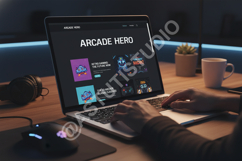 Game - Modern Bold Sporty Display Typeface Product Image 15