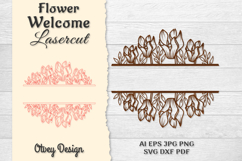 Flower Welcome Lasercut Product Image 1