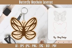 Butterfly Keychain Lasercut Product Image 1