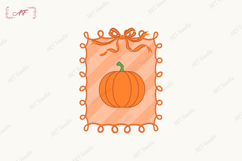 Fall Coquette Frame Clipart Bundle | Fall Sublimation Product Image 10