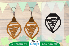 St Patrick&#039;s Day Earrings LaserCut File BUNDLE Product Image 11