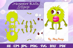Monster Kids Lollipop Holders | Halloween Lollipop BUNDLES Product Image 3