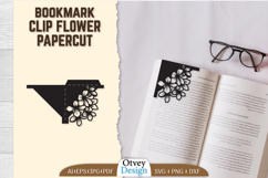 Corner Bookmark Flower Papercut BUNDLES Product Image 12