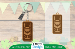 Keychain St Patrick&#039;s Day Lasercut Product Image 1