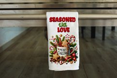 Seasoned With Love, Christmas hot coffee Towel Design Product Image 1