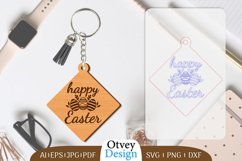 Happy Easter Keychain Lasercut BUNDLES 12 DESIGNS Product Image 12