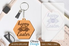 Happy Easter Keychain Lasercut BUNDLES 12 DESIGNS Product Image 12