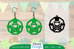 St Patrick&#039;s Day Earrings LaserCut File BUNDLE Product Image 12