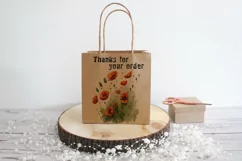 Watercolor Wild Flowers cliparts . PNG sublimation Product Image 2
