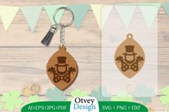 Keychain St Patrick&#039;s Day Lasercut BUNDLES Product Image 12