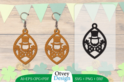 St Patrick&#039;s Day Earrings LaserCut File BUNDLE Product Image 12